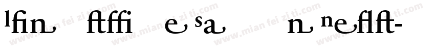 Linotype Sabon Next字体转换